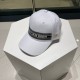 . Dior (Dior) new original single embroidered letters baseball cap, exquisite pure also grungy very feel, cool and stylish, counter out of stock popular, quality is super!