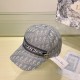 [DIOR Dior] new embroidered simple models of baseball caps, new shipments, big models are super good with, hurry to get!