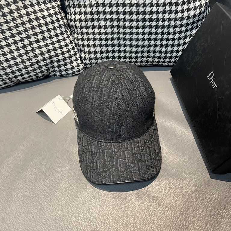 With box cloth bag, Dior (Dior) new original single baseball cap, Dior old flower, retro flavor, counter out of stock popular, 11 open mold customized, original canvas material   head layer cowhide, cotton lining, lightw