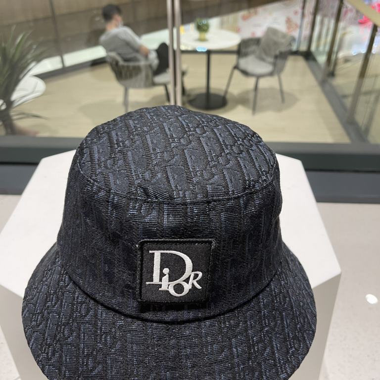 [DIOR Dior] 2023 summer new counter men and women models sunshade fisherman's hat, the big name shipment, super convenient! Good ride! Out on the street must have