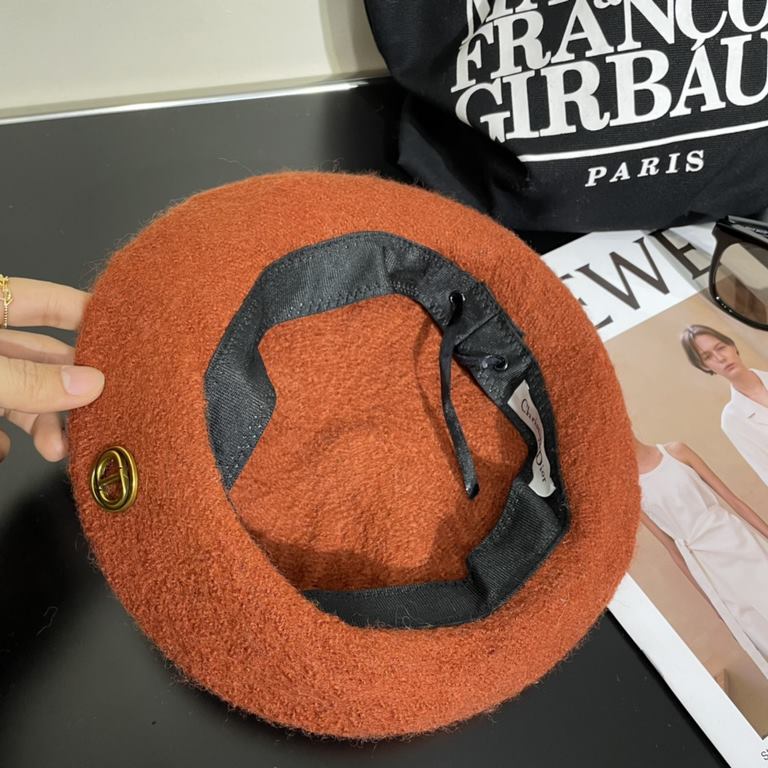 Dior Dior new beret, rabbit wool wool fabric, small perfume haute couture, goddess must have, head circumference 57cm