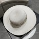 Dior Dior Straw Hat, Sun Hat, Beach Sun Hat Cap, Celebrity Style, With Webbing Headband 57cm