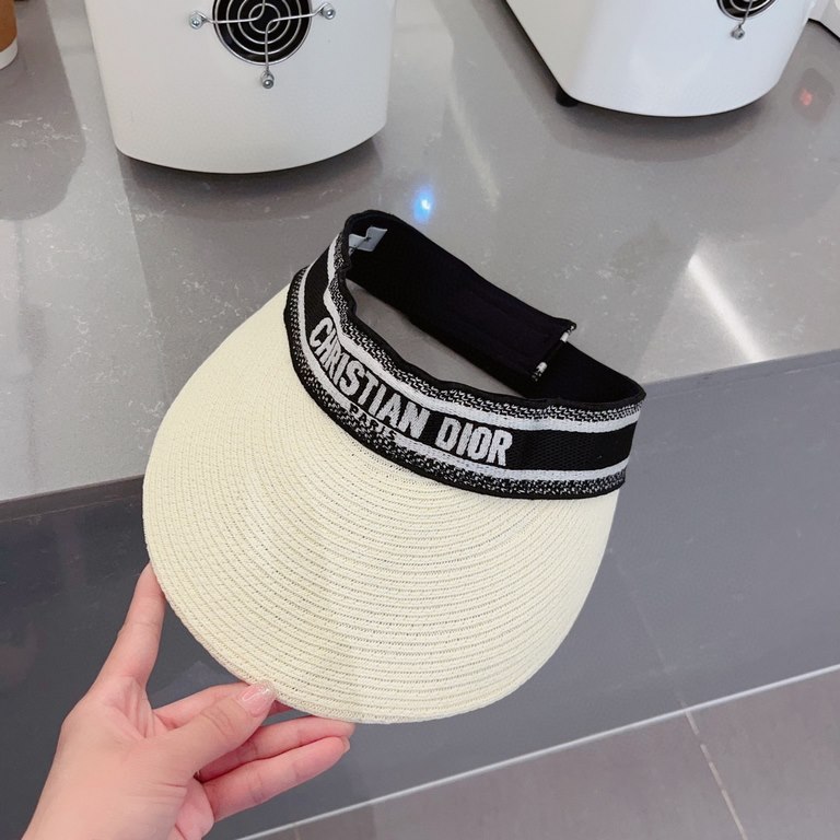 Dior Dior New Straw Hat, Sun Shade Hair Band.