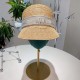 ￥Dior Dior Wheat Straw Duck Hat, Haute Couture, High Density Production, Head Circumference 57cm