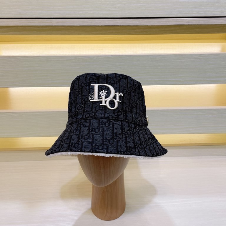 Autumn and winter new original single quality double-sided fisherman hat [Dior DIOR] official website synchronization on-line Korean version of the new British sports models heavy custom models 11 original single quality