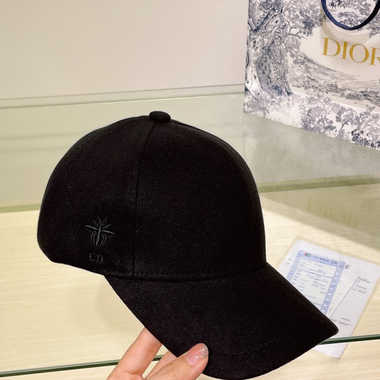 Dior Dior   fall and winter new embroidered letters logo baseball cap, awesome quality, deepen the cap more temperament, this season's explosive models