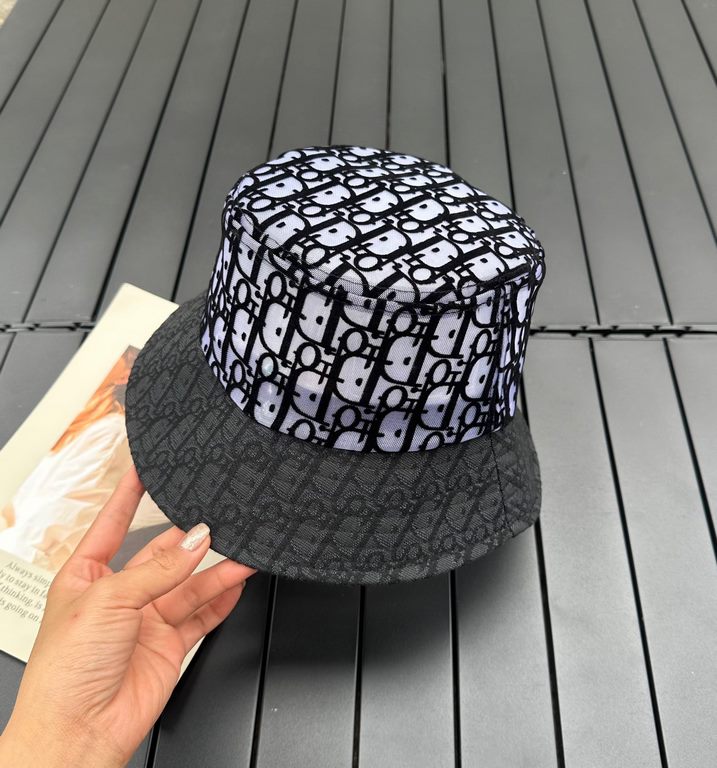 Dior DIOR2021 spring and summer new LOGO fisherman's hat is very temperamental!Pure handmade Arts and crafts Fan, with the effect of soft and comfortable, super thin!