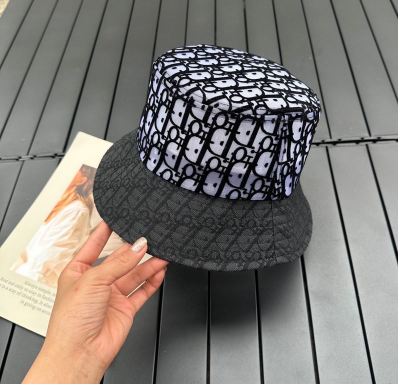 Dior DIOR2021 spring and summer new LOGO fisherman's hat is very temperamental!Pure handmade Arts and crafts Fan, with the effect of soft and comfortable, super thin!