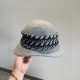 ￥Dior Dior 23 new fall and winter hat, tweed cap, 100% wool % head circumference 57cm