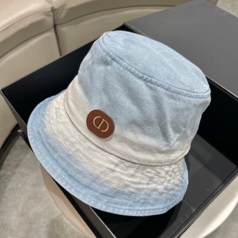 Dior Dior 2023 spring and summer new Japanese design sense cowboy fisherman hat children sweet summer Korean version of the hundred tide breathable sunshade show face small basin cap