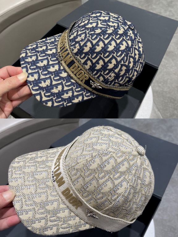 Dior Dior 2023 early spring new counter new simple embroidery model baseball cap, very trendy! Casual sports models, classic production, super good with clothes!