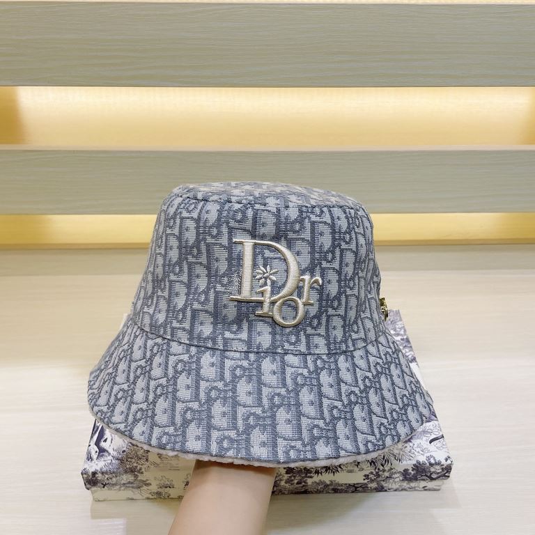 Autumn and winter new original single quality double-sided fisherman hat [Dior DIOR] official website synchronization on-line Korean version of the new British sports models heavy custom models 11 original single quality