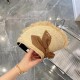 Dior summer new raffia hair band hollow capHandmade bow   decoration, sweet and lovelyHandmade, Japan and South Korea color, summer little cute