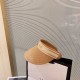 with dust bag [DIOR Dior] 2023 summer new gold ribbon burst sun hat hollow cap, big brand shipment, super convenient! Good ride! Out on the street must