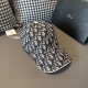 DiorWith box cloth bag, Dior (Dior) new original single baseball cap, Dior old flower, retro flavor, counter out-of-stock popular, 11 open mold customized, original canvas material   head layer cowhide, cotton lining, li