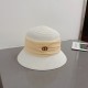 Dior Dior new straw hat, celebrity style bowler hat, head circumference 57cm