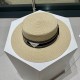 Dior Dior new straw hat, sun hat, flat cap, head circumference 57cm