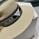 Dior Dior new straw hat, sun hat, flat cap, head circumference 57cm