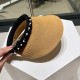 [DIOR Dior] 2023 new explosive counter synchronized sun hat hollow cap, super convenient! Good ride! Out on the street must have