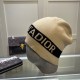 With dust bagDIOR Dior original single hat official website new love] [love] wool cashmere double-sided hat    positive and negative are the same Oh! Warm and stylish, simple and generous, more fashionable high-end atmos