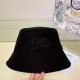 Dior Dior   fall and winter new embroidered letters logo double-sided fisherman's hat, awesome quality, deepen the cap more temperament, this season's explosive models