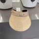 ￥Dior Dior Wheat Straw Sunhat, Hairband, Adjustable, High Quality