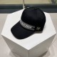 . Dior (Dior) new original single embroidered letters baseball cap, exquisite pure also grungy very feel, cool and stylish, counter out of stock popular, quality is super!