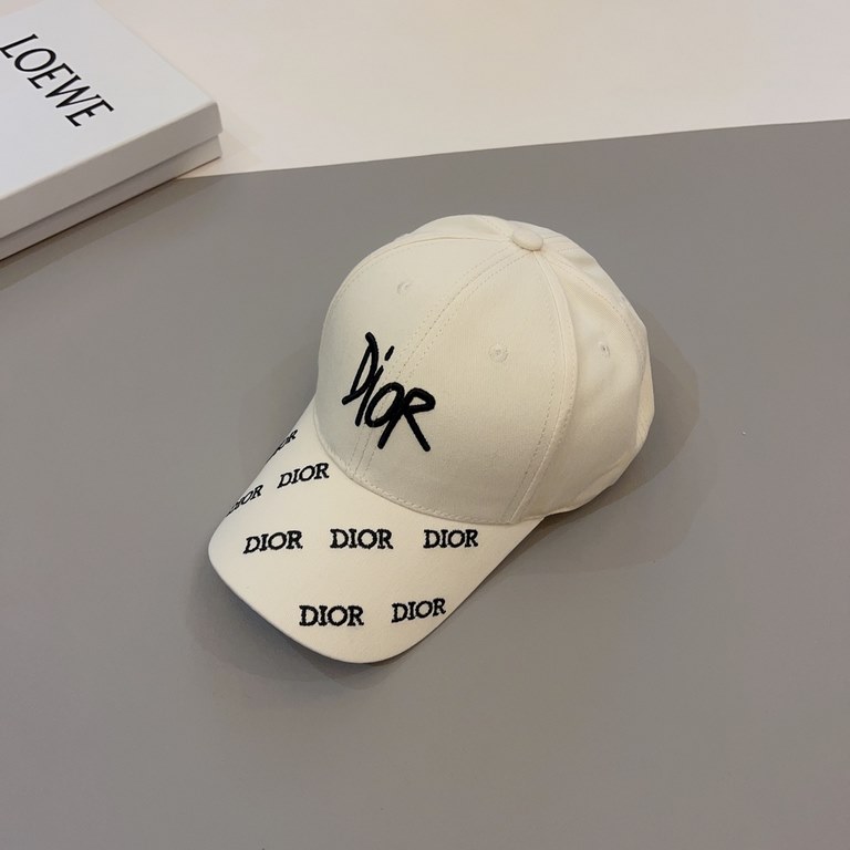 Dior Dior  New design New flower letter logo baseball cap, superb quality, deepen the cap to show more temperament, this season's explosive models!