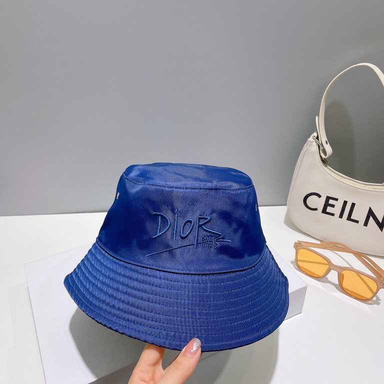 [DIOR Dior] new counter men's and women's models of sunshade fisherman's hat, big brand shipment, super convenient! Good ride! Out on the street must have