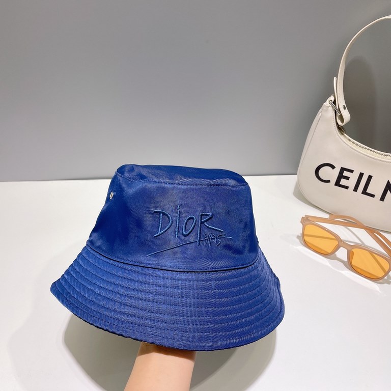 [DIOR Dior] new counter men's and women's models of sunshade fisherman's hat, big brand shipment, super convenient! Good ride! Out on the street must have