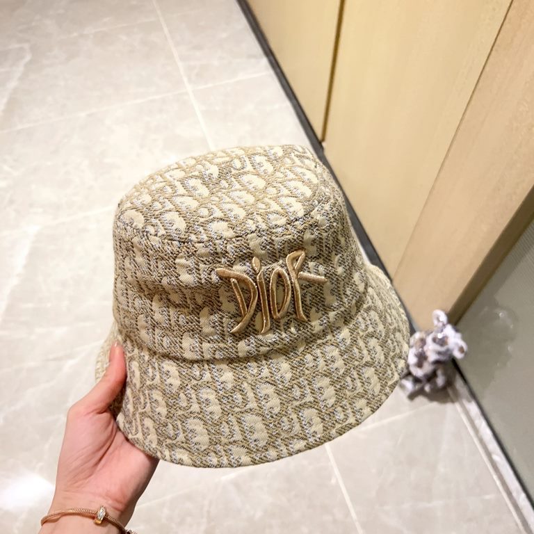 with dust bag [DIOR Dior] 2023 summer new counter men and women's models visor hat hollow cap, the big name shipping, super convenient! Good ride! Out on the street must have