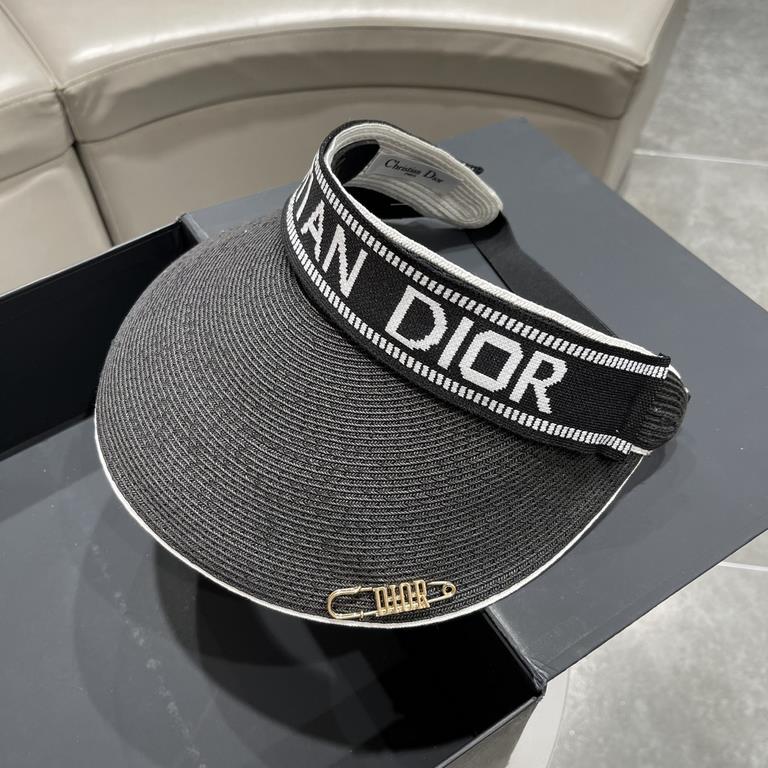 [DIOR Dior] 2023 spring and summer new explosive models counter synchronization counter models sun hat hollow cap, super convenient! Good ride! Out on the street must have