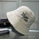 Dior (Dior) official website with the same fall models fisherman hat latest models of superb quality materials, details of workmanship is particularly exquisite, counter quality, on the head effect is excellent!