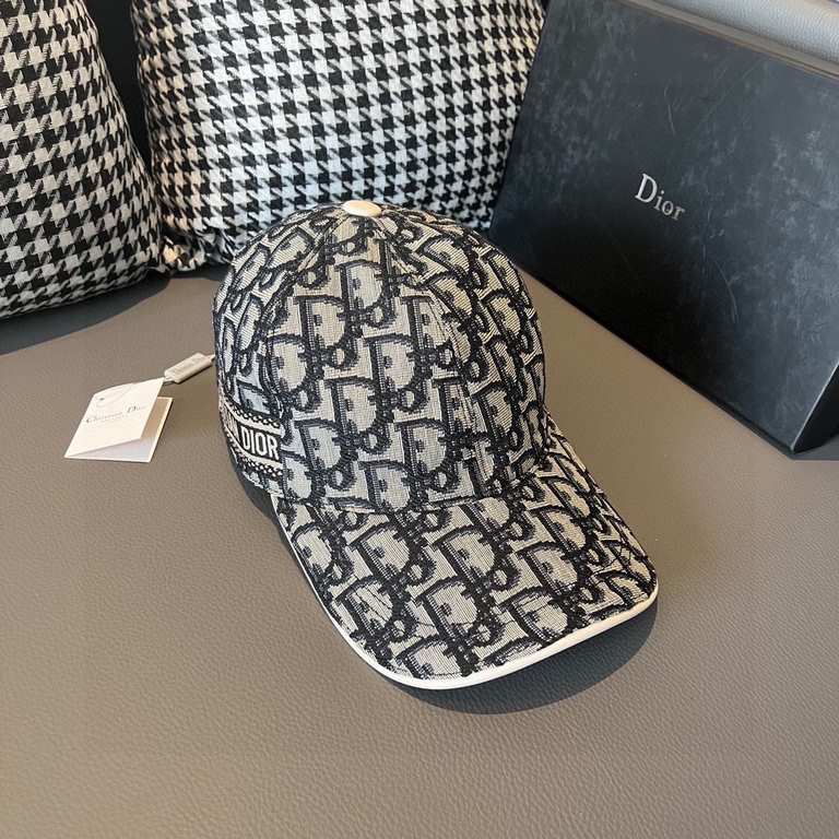 With box cloth bag, Dior (Dior) new original single baseball cap, Dior old flower, retro flavor, counter out of stock popular, 11 open mold customized, original canvas material   head layer cowhide, cotton lining, lightw