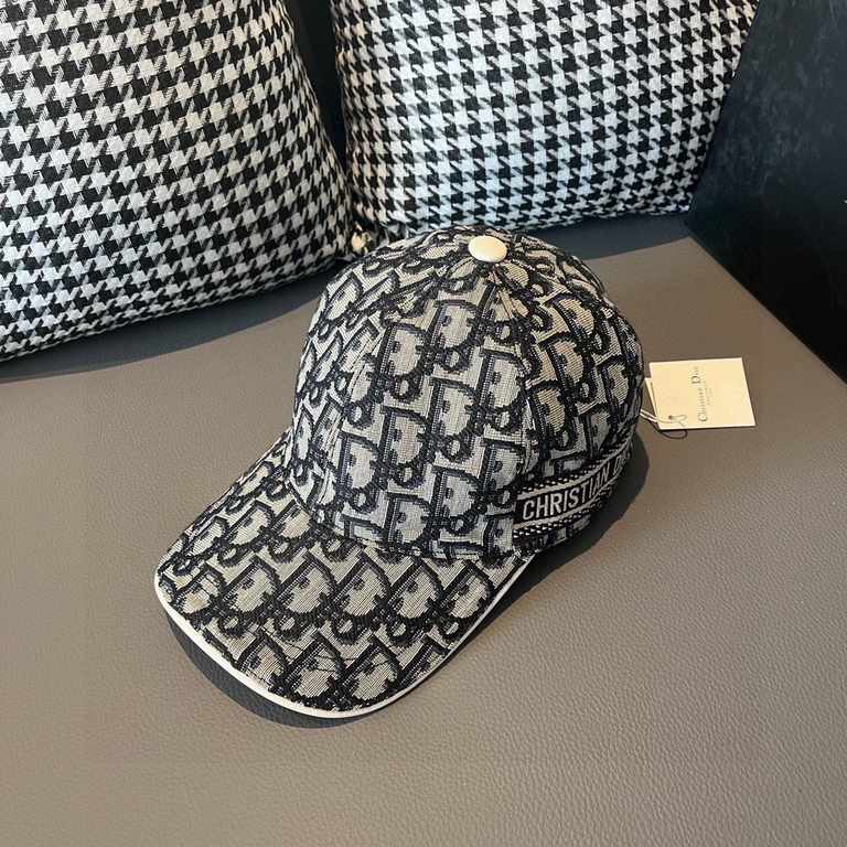 With box cloth bag, Dior (Dior) new original single baseball cap, Dior old flower, retro flavor, counter out of stock popular, 11 open mold customized, original canvas material   head layer cowhide, cotton lining, lightw