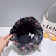 Dior Dior   D home new old flower webbing embroidery letter flower fisherman hat sun hat landscape painting, summer outing must have