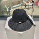 DIOR Dior vinyl sun hat women's UV shielding face show face small large brim beach fisherman hat foldable sun hat