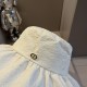 ￥Dior Dior 2024 spring and summer new sun hat, UV protection design, shell edge design, foldable, head circumference 57cm