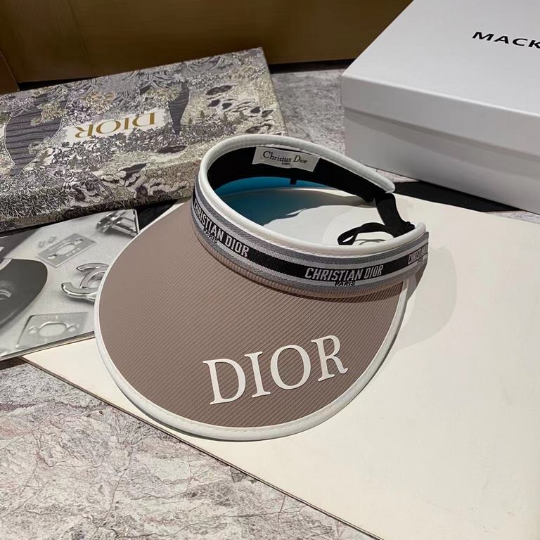 Dior Dior summer new sports style hair band hollow capSimple letters sports style, black and white color, fashionable and versatile