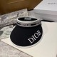 Dior Dior summer new sports style hair band hollow capSimple letters sports style, black and white color, fashionable and versatile