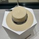 [Dior Dior] 2022 new straw sun shading straw hat basin hat   beach style, simple and generous, versatile single product ~ the first choice for the street, the new cap is super-beautiful and greasy, new on the shelves!