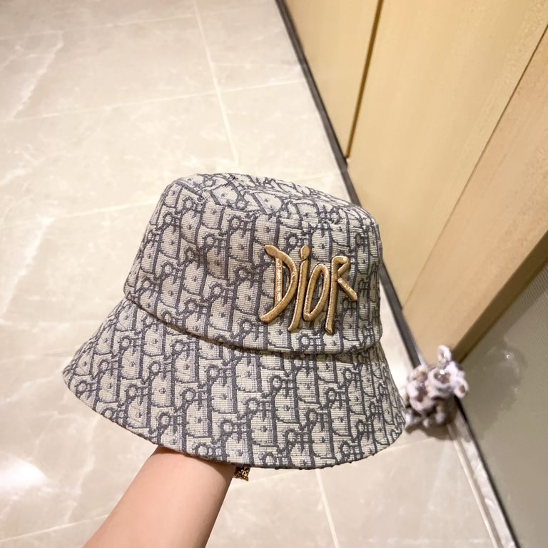 with dust bag [DIOR Dior] 2023 summer new counter men and women's models visor hat hollow cap, the big name shipping, super convenient! Good ride! Out on the street must have