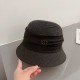 Dior Dior new straw hat, celebrity style bowler hat, head circumference 57cm