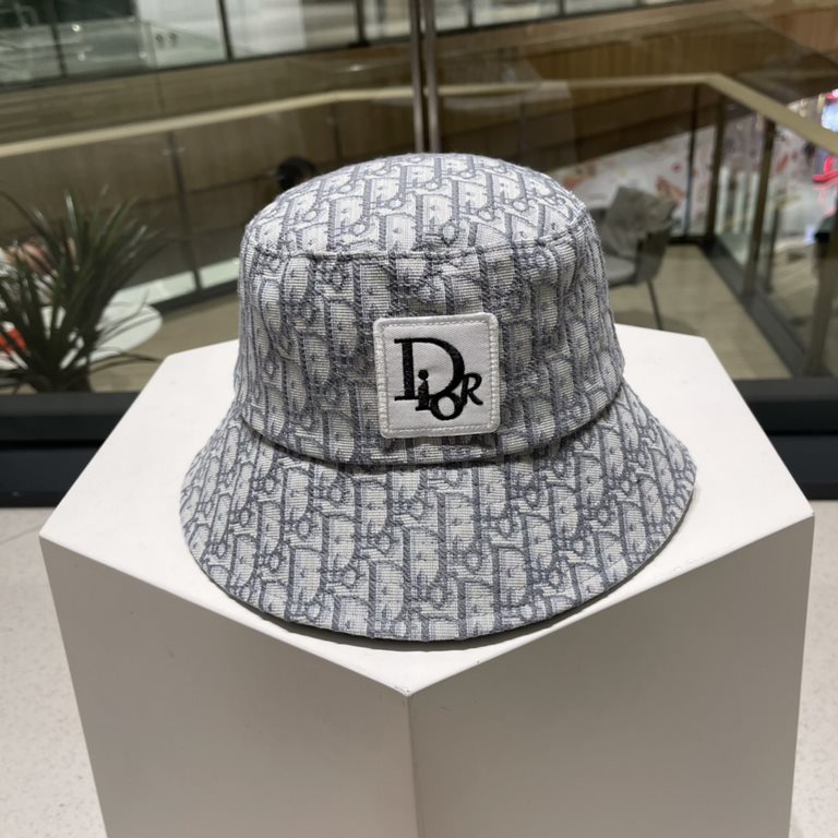 [DIOR Dior] 2023 summer new counter men and women models sunshade fisherman's hat, the big name shipment, super convenient! Good ride! Out on the street must have