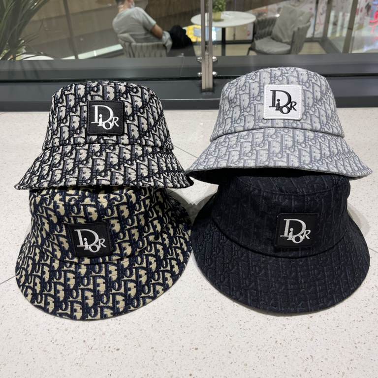 [DIOR Dior] 2023 summer new counter men and women models sunshade fisherman's hat, the big name shipment, super convenient! Good ride! Out on the street must have