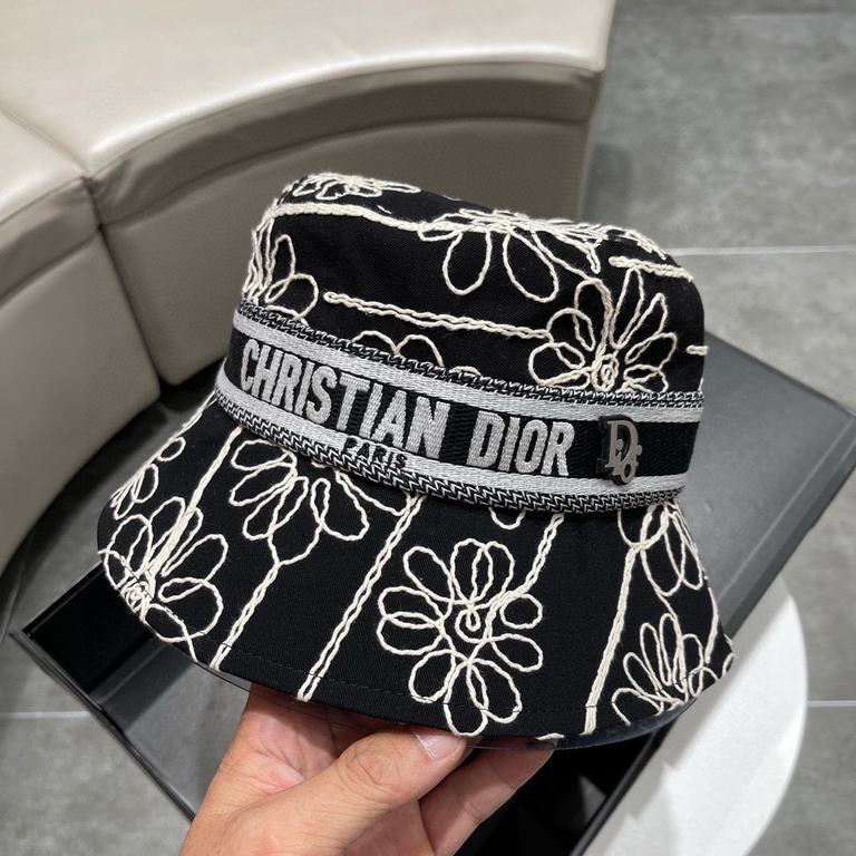 Dior Dior 2023 New Fisherman's Hat, Official New, Authentic Open Mold, Head Circumference 57cm