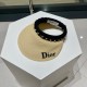 [DIOR Dior] 2023 new explosive counter synchronized sun hat hollow cap, super convenient! Good ride! Out on the street must have