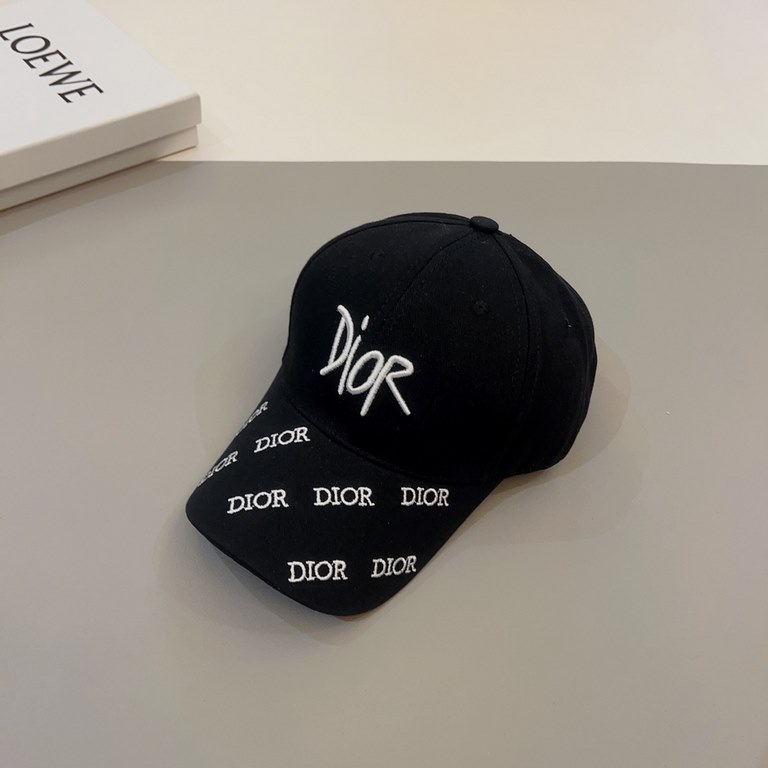 Dior Dior  New design New flower letter logo baseball cap, superb quality, deepen the cap to show more temperament, this season's explosive models!