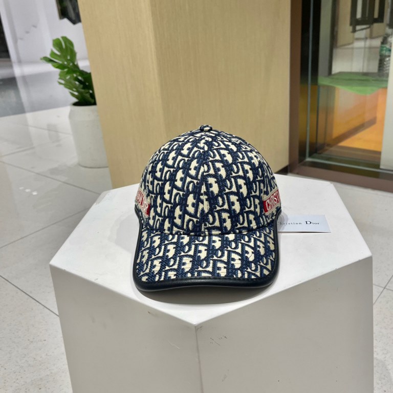 Dior Dior baseball cap   beautiful   simple atmosphere  fashionable and generous   low-key luxury   sunscreen, fashionable both, versatile models     pro, hurry up to get it   you deserve it! Adjustable size!