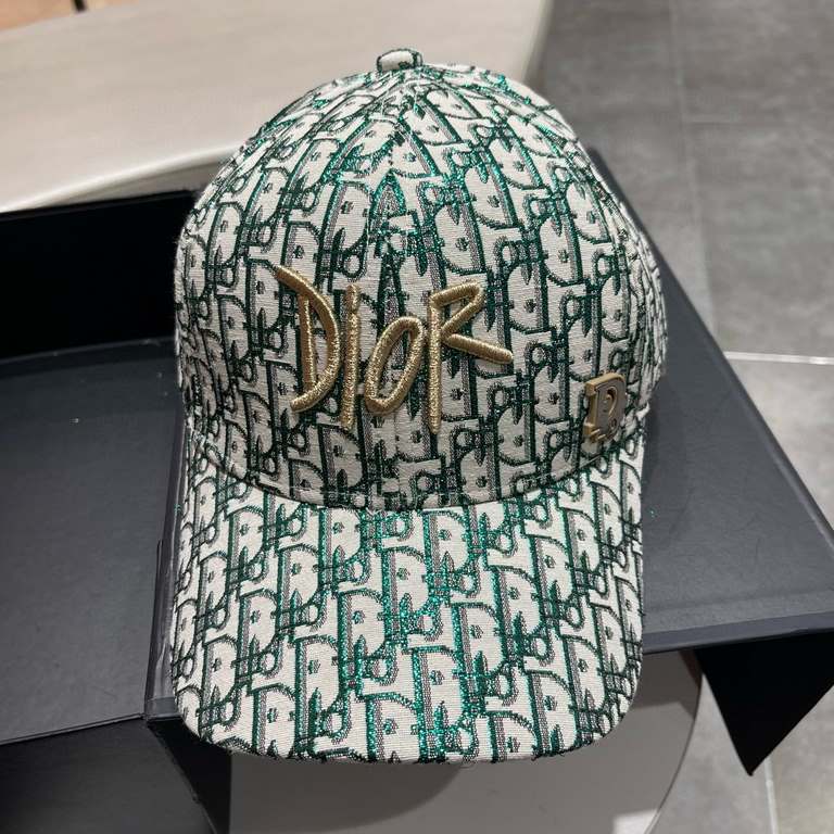 DIOR Dior 2023 new men's and women's baseball caps, new shipments, big name models are super good with, hurry to get!